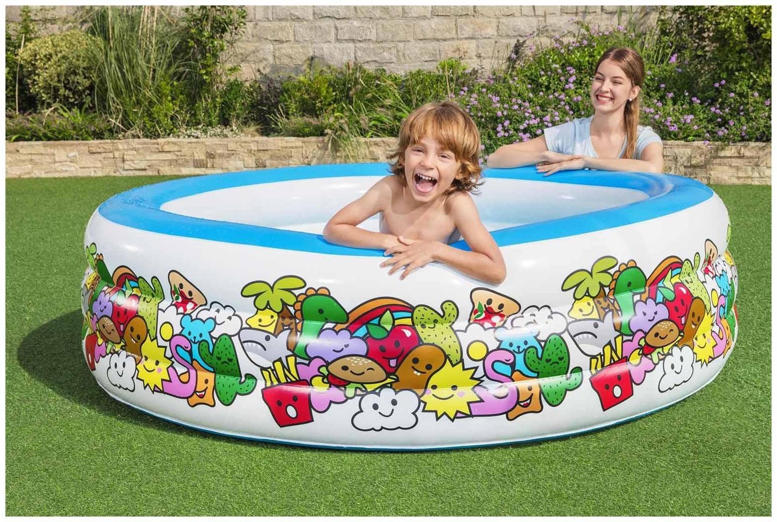 Бассейн надувной «Персонаж», 196 х 53 см, от 6 лет, 51122 Bestway