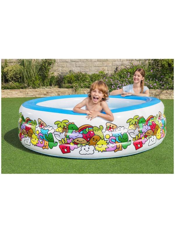 Бассейн надувной «Персонаж», 196 х 53 см, от 6 лет, 51122 Bestway