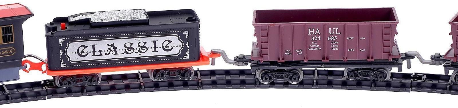 Железная дорога «Паровоз», со светозвуковыми эффектами, протяжённость пути 3,25 м, МИКС