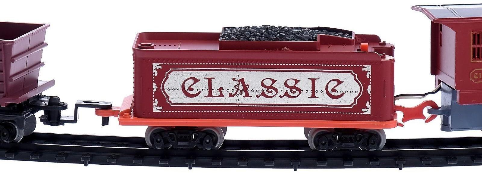 Железная дорога «Паровоз», со светозвуковыми эффектами, протяжённость пути 3,25 м, МИКС