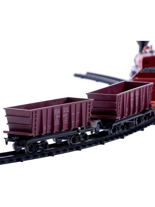 Железная дорога «Паровоз», со светозвуковыми эффектами, протяжённость пути 3,25 м, МИКС