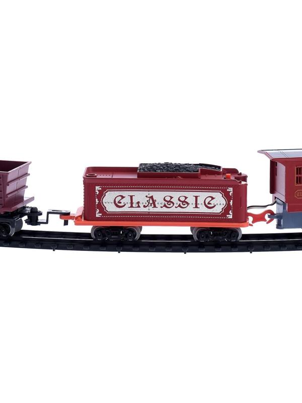 Железная дорога «Паровоз», со светозвуковыми эффектами, протяжённость пути 3,25 м, МИКС