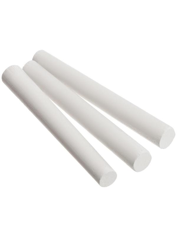 Мел школьный, белый, набор 100 штук, круглый, беспыльный, в картонной коробке