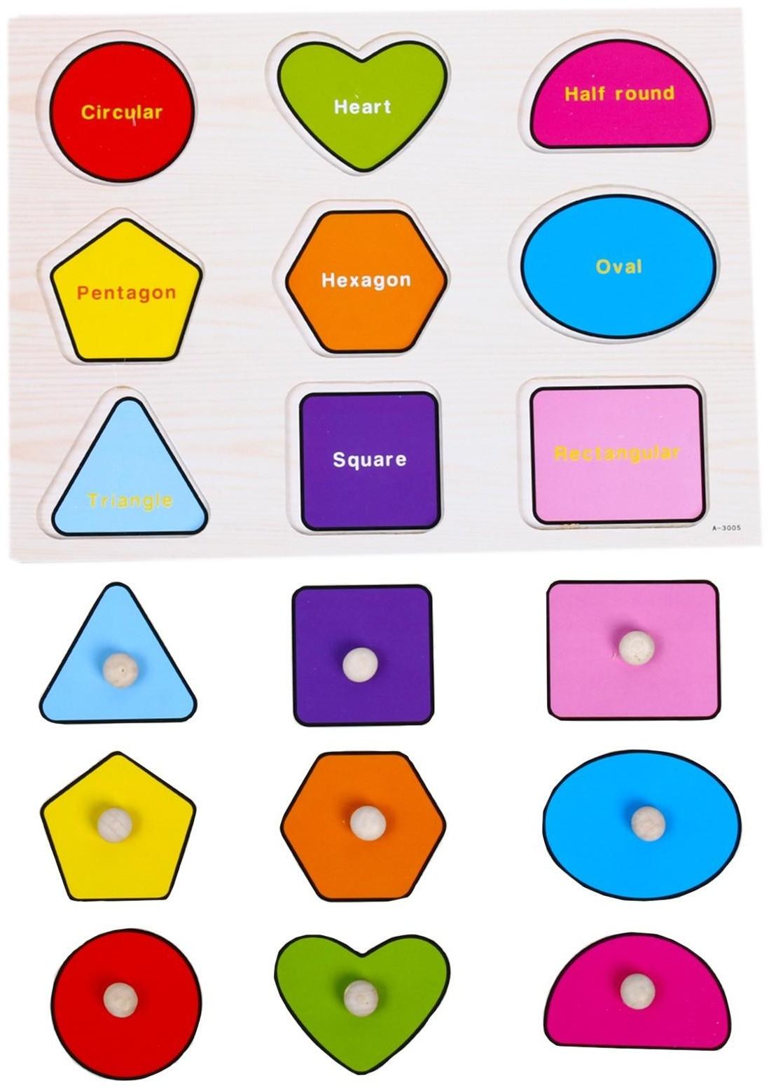 Рамка-вкладыш «Цвета и формы»