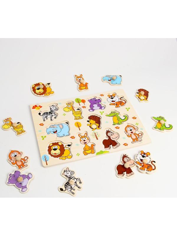 Рамка-вкладыш «Дикие животные»