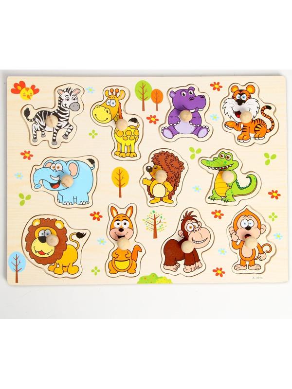 Рамка-вкладыш «Дикие животные»