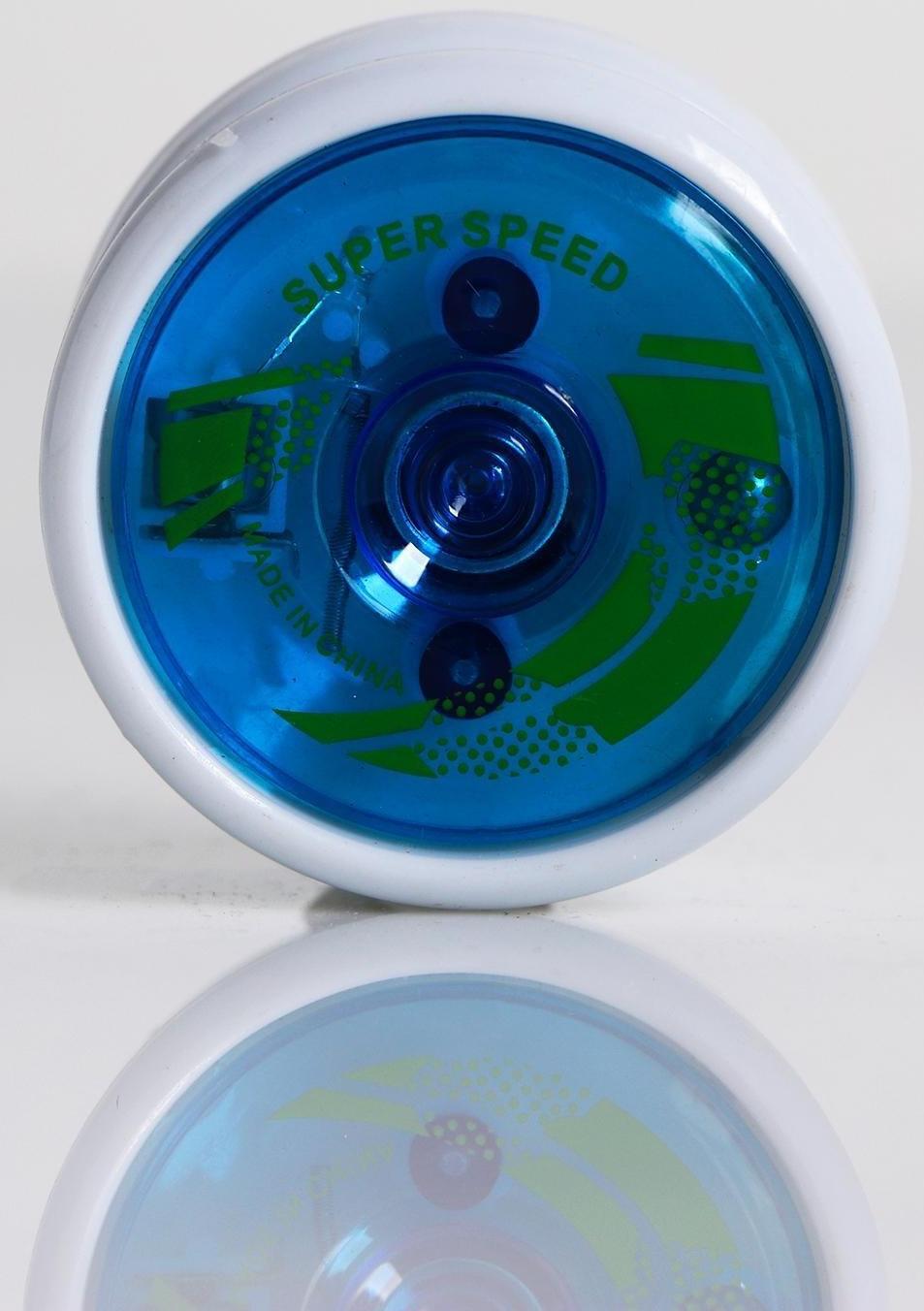 Йо-Йо «Супер», световой, цвет голубой