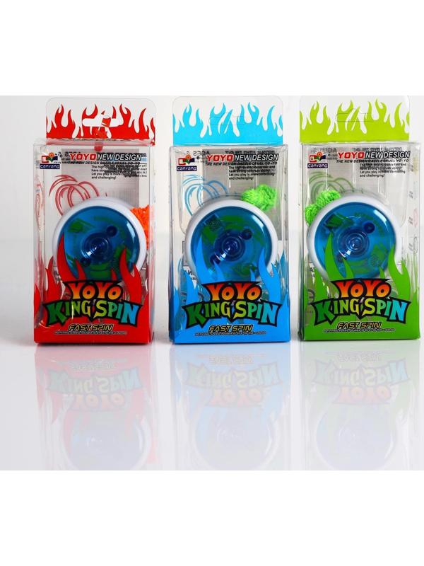 Йо-Йо «Супер», световой, цвет голубой