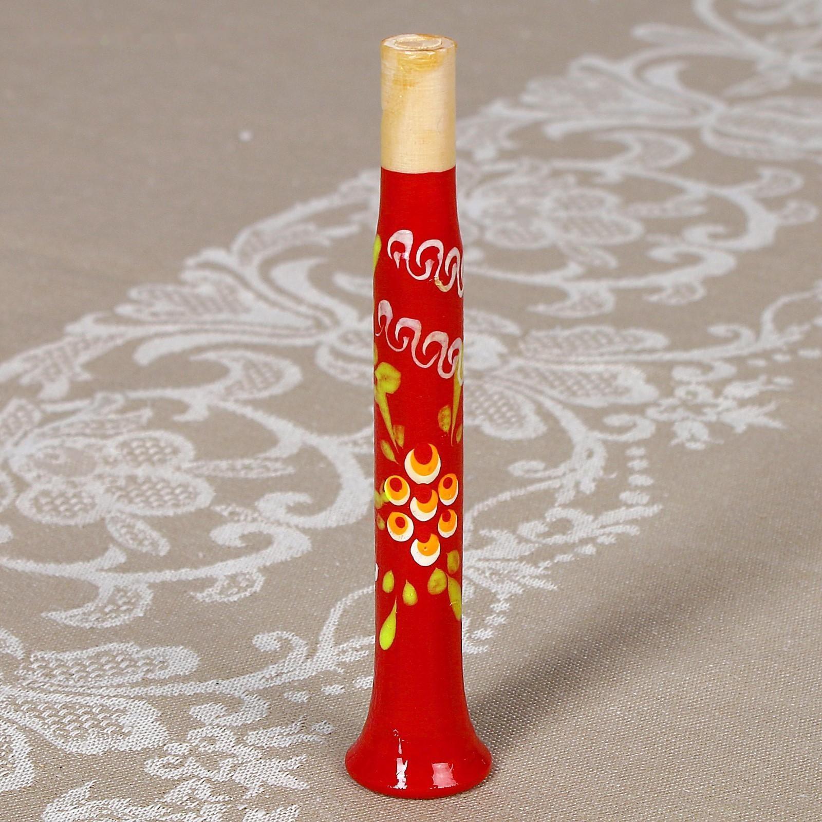 Дудочка «Расписная», 12 см, микс