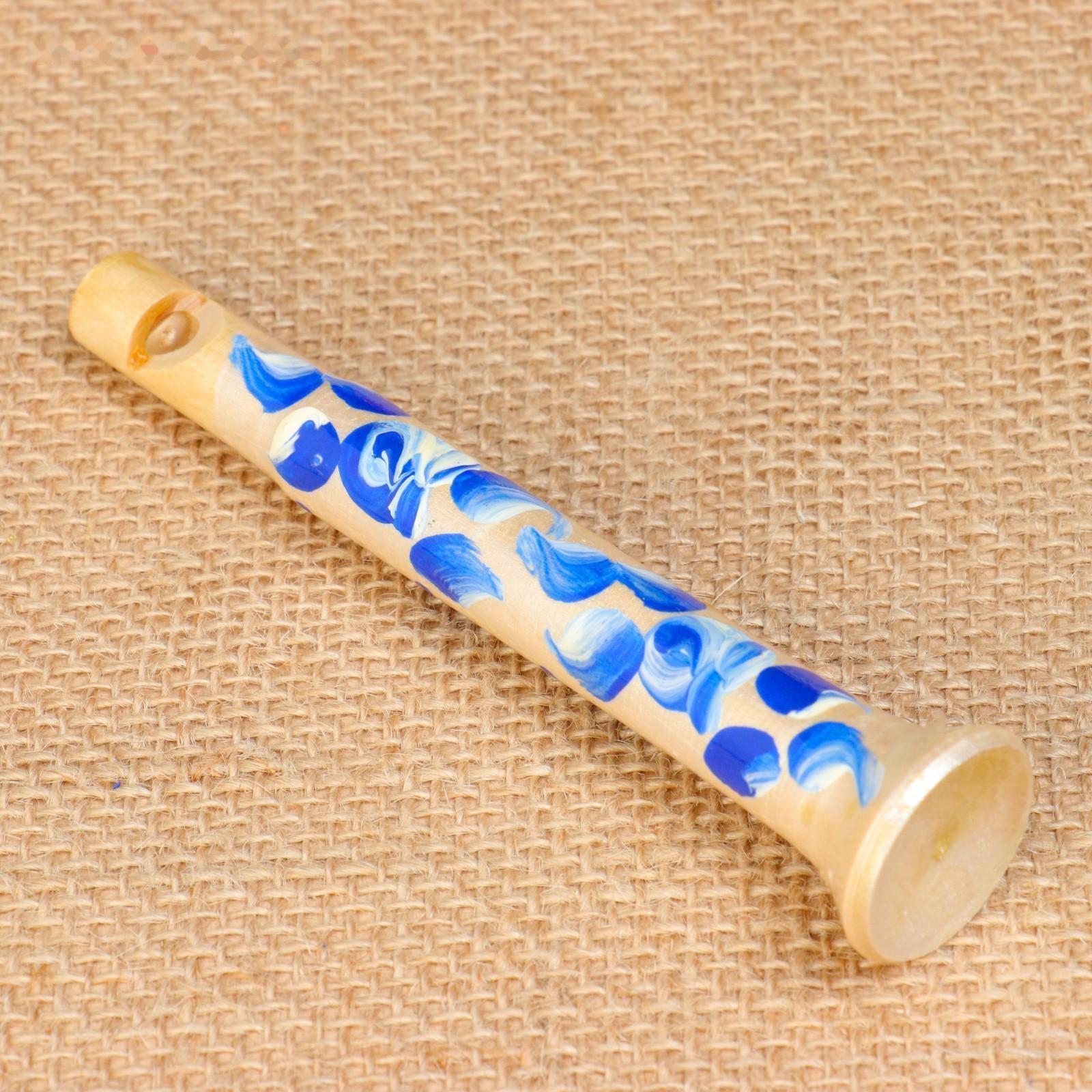 Дудочка «Расписная», 12 см, микс