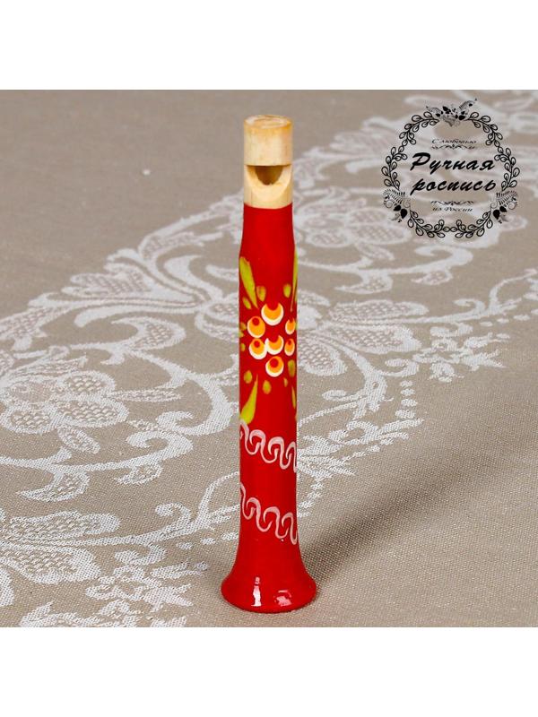 Дудочка «Расписная», 12 см, микс