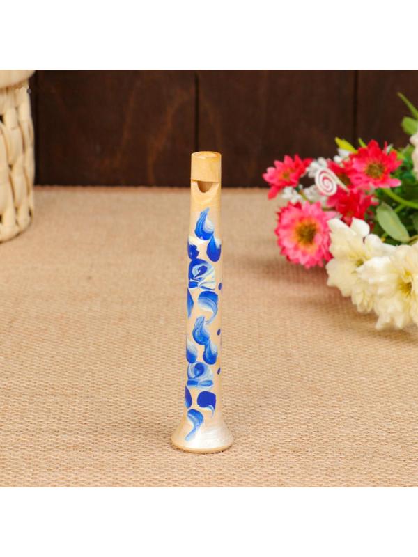 Дудочка «Расписная», 12 см, микс