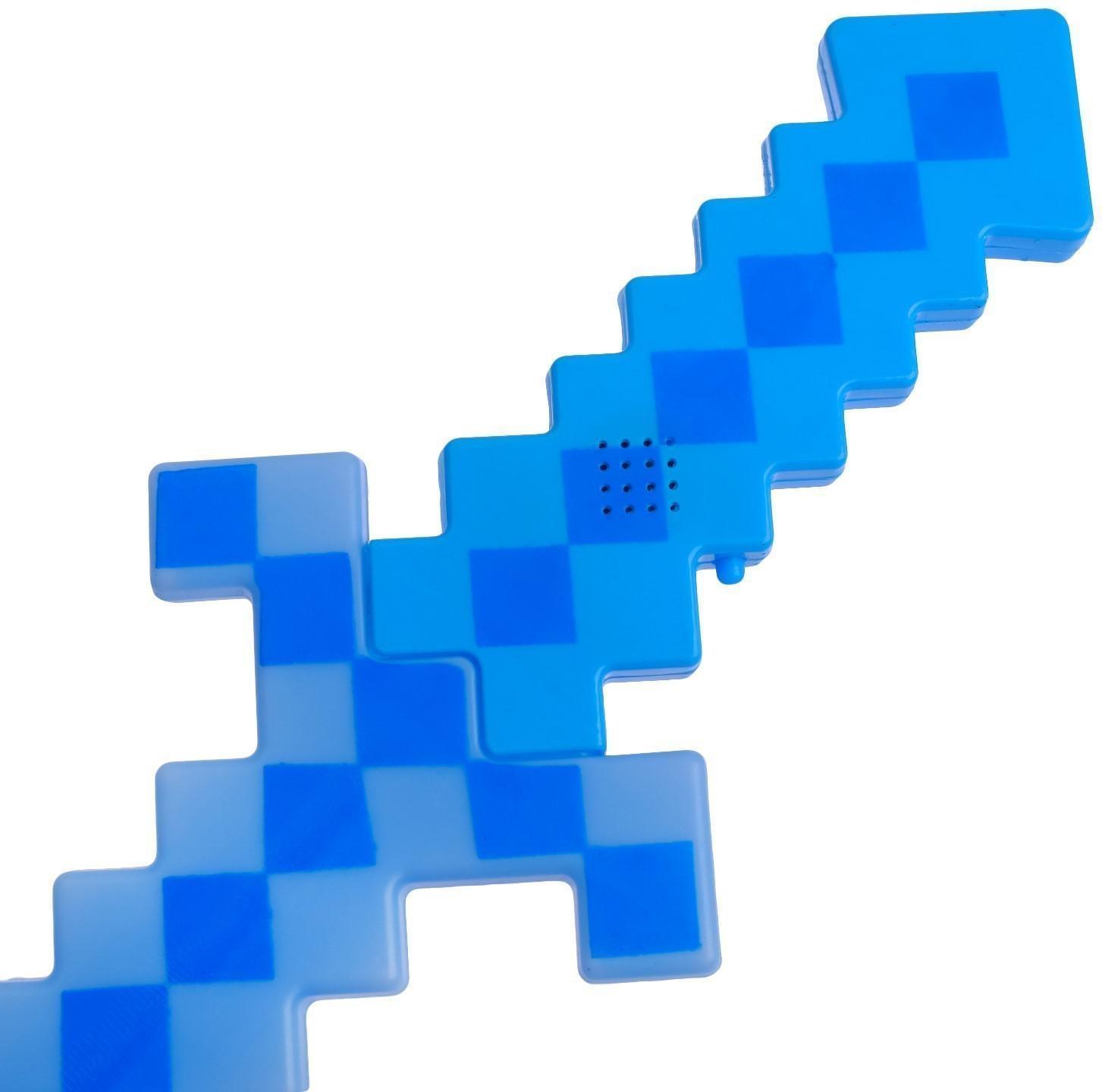 Меч световой «Крафт», световые и звуковые эффекты, работает от батареек, цвета МИКС