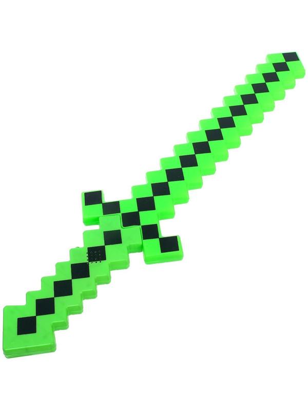 Меч световой «Крафт», световые и звуковые эффекты, работает от батареек, цвета МИКС