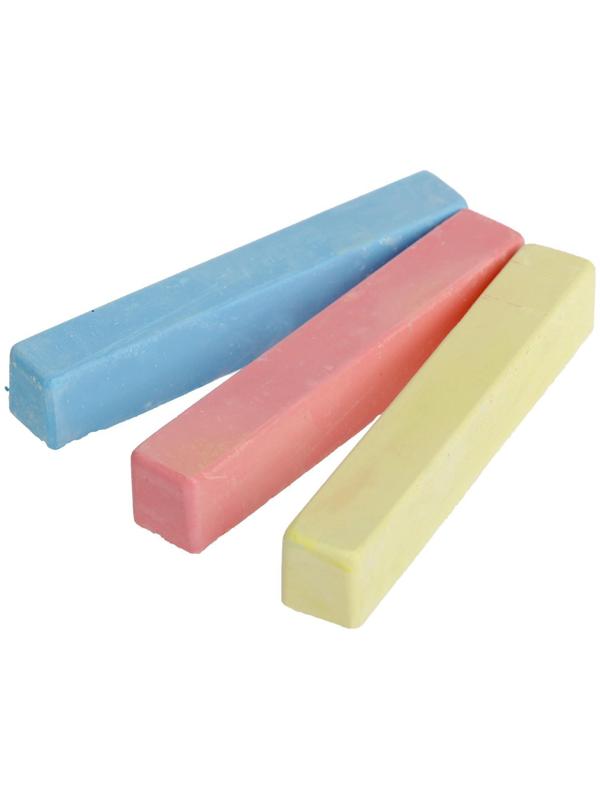 Мелки цветные Calligrata, в наборе 7 штук, квадратные, МИКС