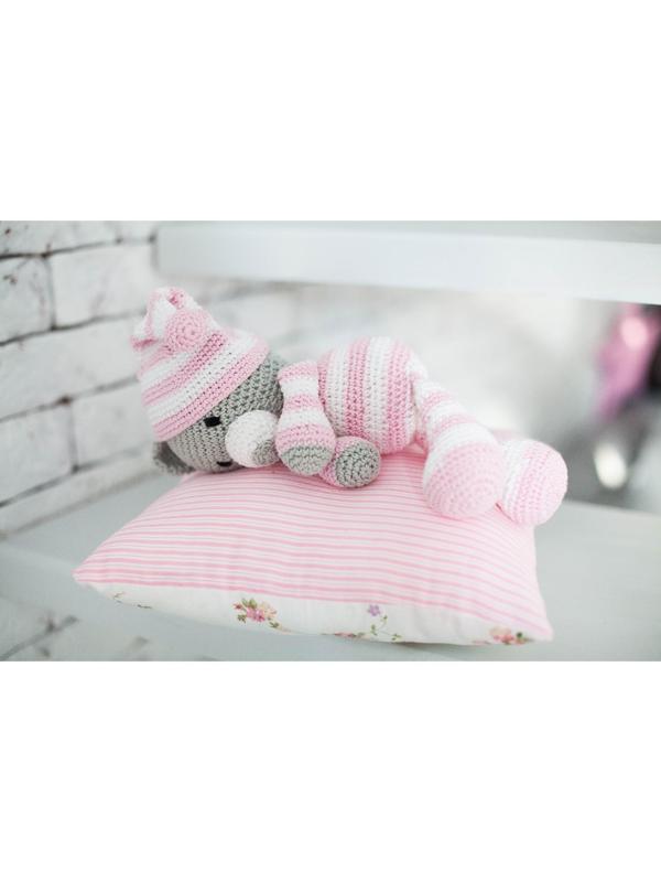 Амигуруми: Мягкая игрушка «Сонный мишка Уолт», набор для вязания, 10 × 4 × 14 см