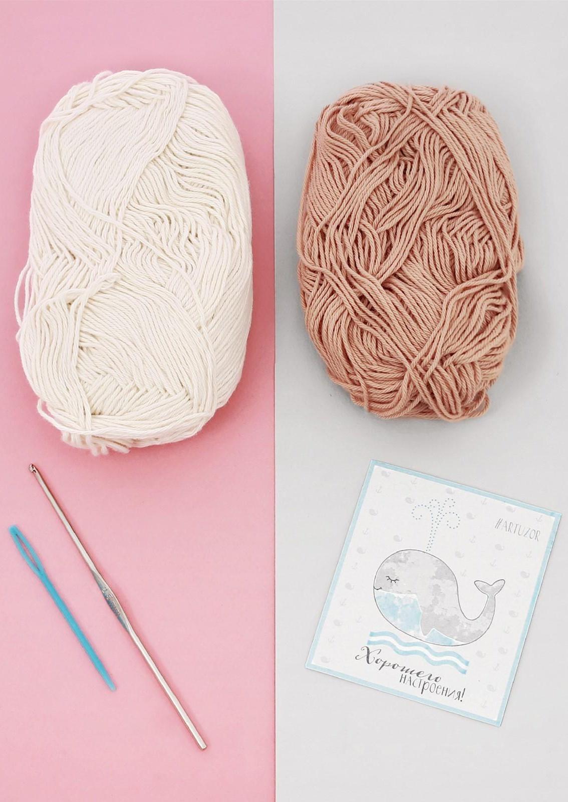 Амигуруми: Мягкая игрушка «Львёнок Чарли», набор для вязания, 10 × 4 × 14 см