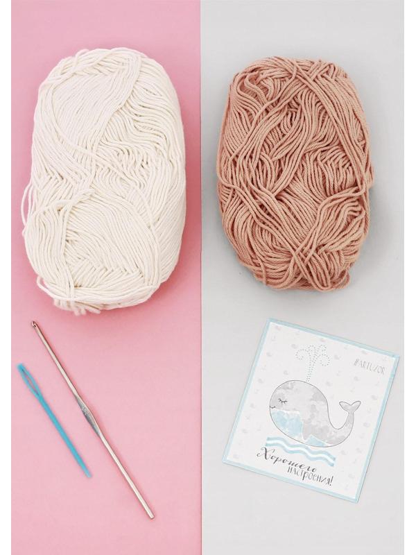 Амигуруми: Мягкая игрушка «Львёнок Чарли», набор для вязания, 10 × 4 × 14 см