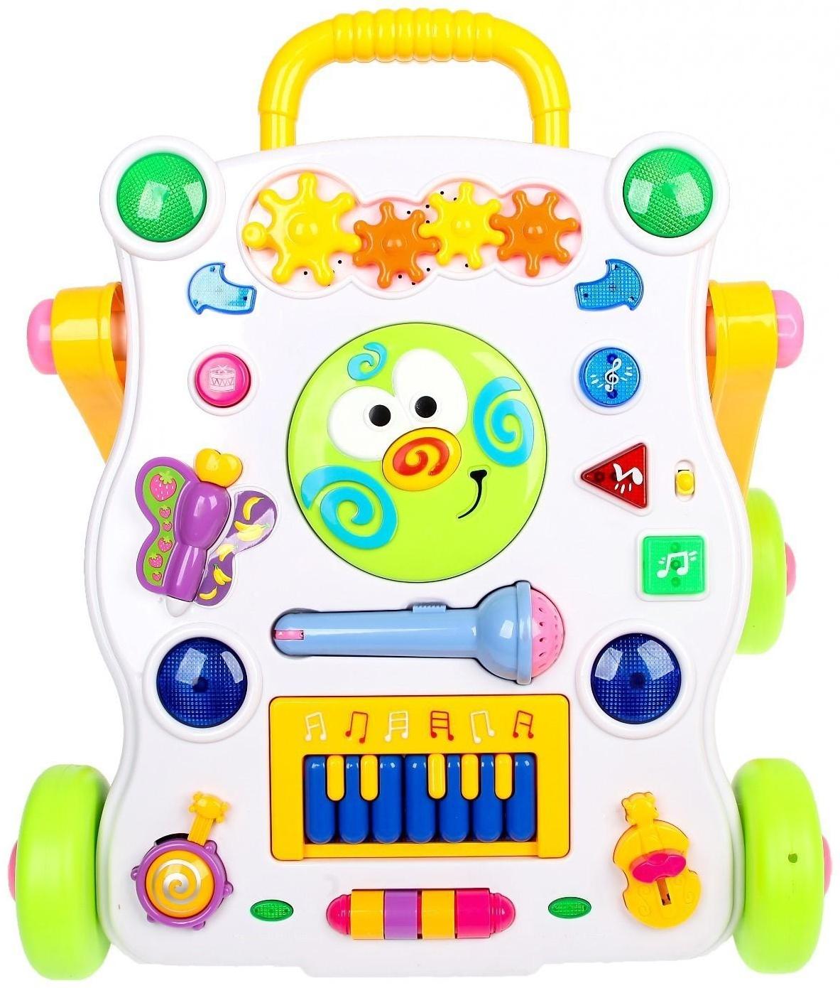 Развивающая каталка-ходунки «Первые шаги», световые и звуковые эффекты