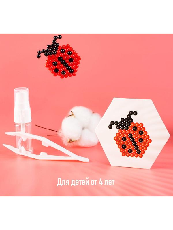 Аквамозаика для детей «Насекомые», 230 бусин