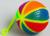 Мяч «Радуга», световой, 7,5 см, с пищалкой, на резинке, цвета микс / 1 шт.