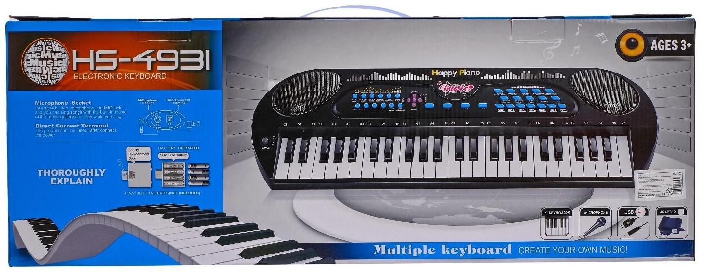 Пианино «Музыкальное счастье», 49 клавиш