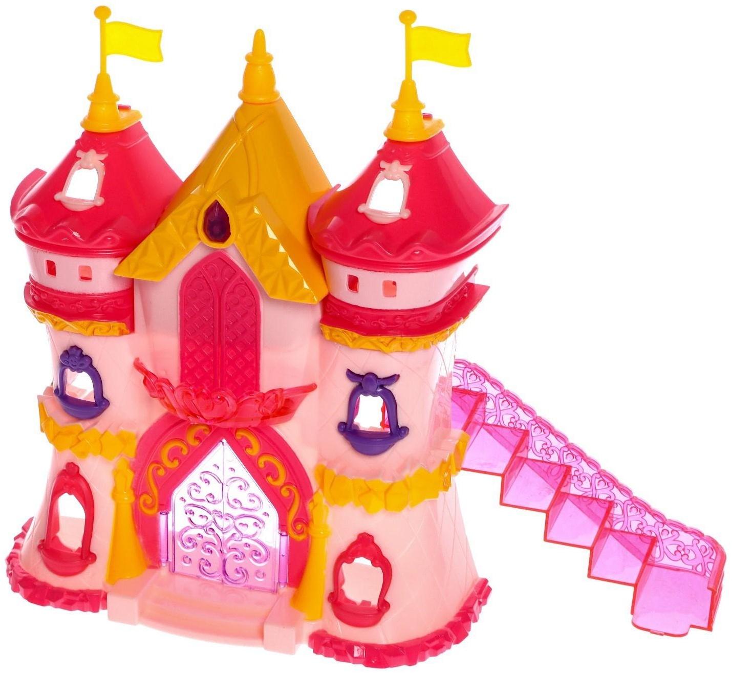 Замок для кукол, с аксессуарами, световые и звуковые эффекты