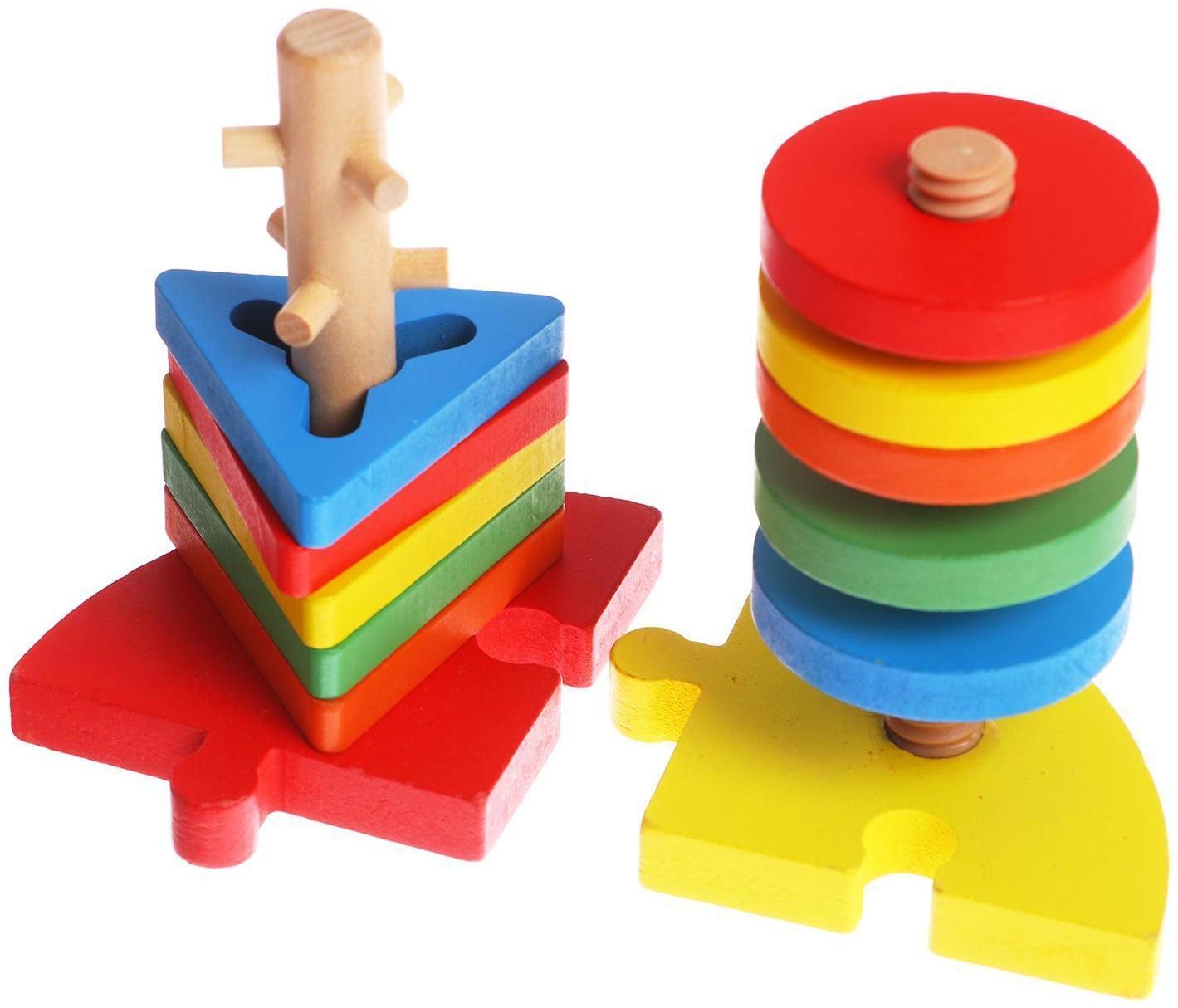 Пирамидка логическая «Пазл»