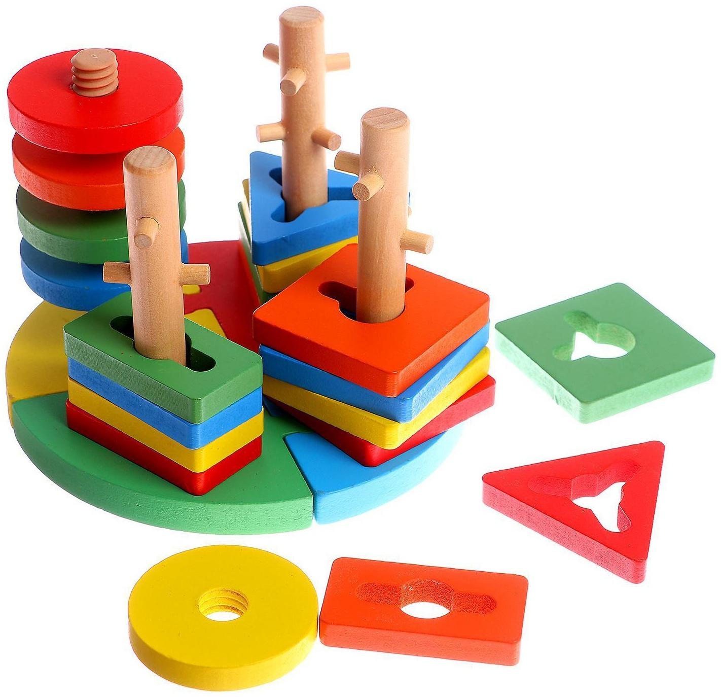 Пирамидка логическая «Пазл»