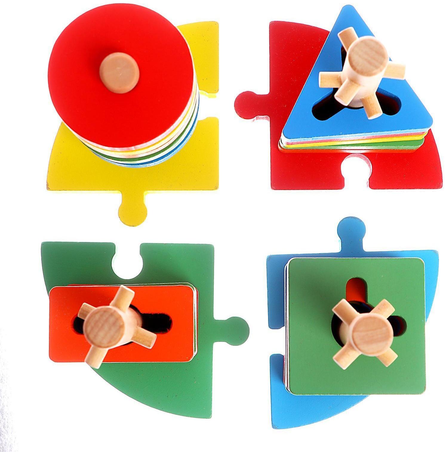 Пирамидка логическая «Пазл»