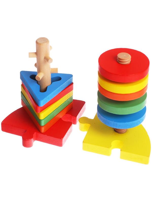 Пирамидка логическая «Пазл»