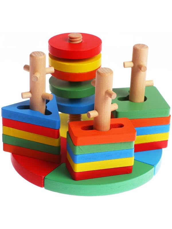 Пирамидка логическая «Пазл»