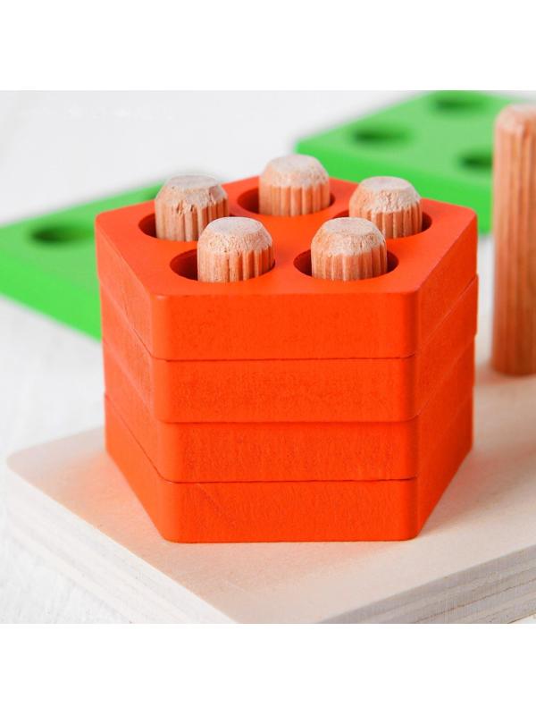 Пирамидка логическая «Цвет и форма»