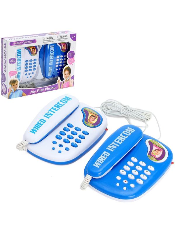 Телефон «Давай поговорим», в наборе 2 телефона, МИКС