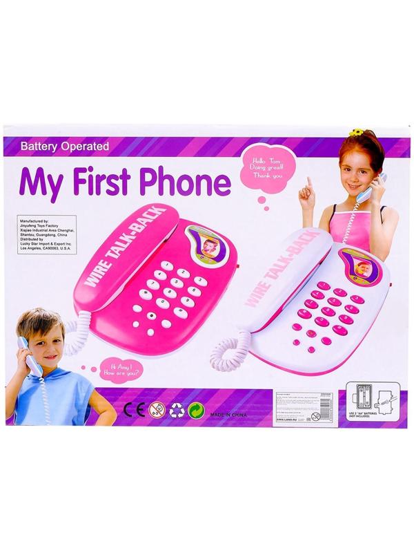 Телефон «Давай поговорим», в наборе 2 телефона, МИКС