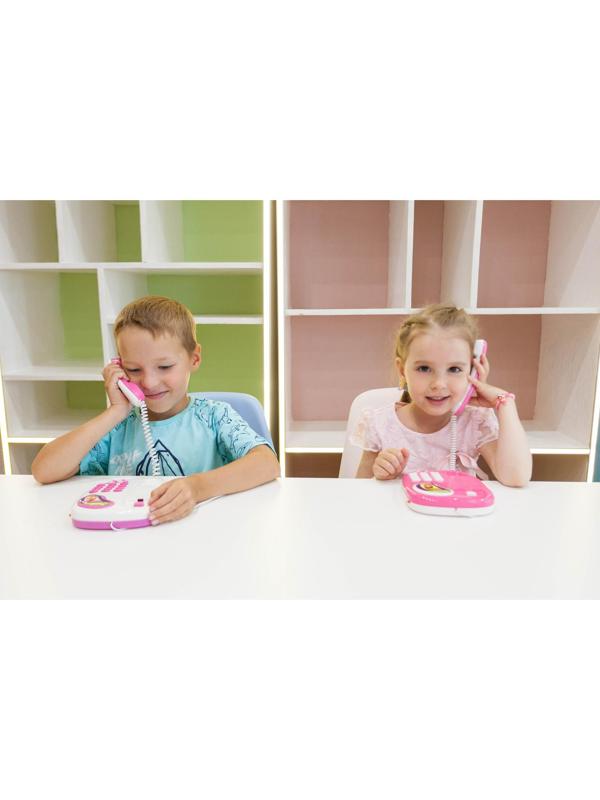 Телефон «Давай поговорим», в наборе 2 телефона, МИКС