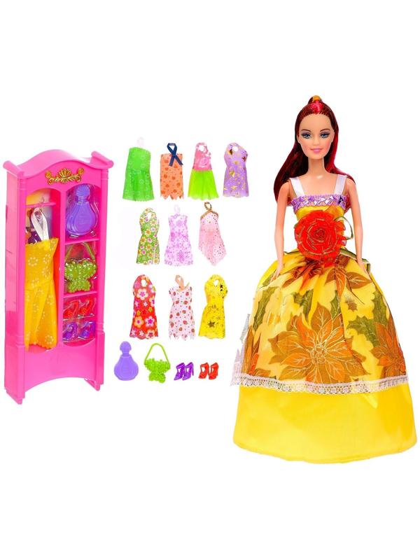 Кукла-модель «Анна» с набором платьев, с аксессуарами, цвета МИКС