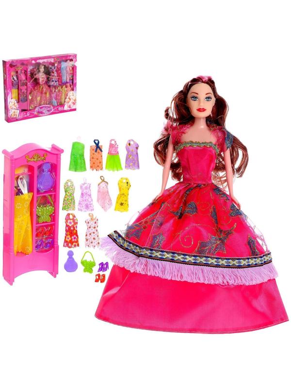 Кукла-модель «Анна» с набором платьев, с аксессуарами, цвета МИКС