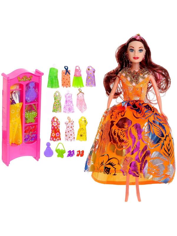 Кукла-модель «Анна» с набором платьев, с аксессуарами, цвета МИКС