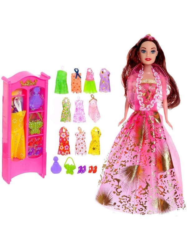 Кукла-модель «Анна» с набором платьев, с аксессуарами, цвета МИКС