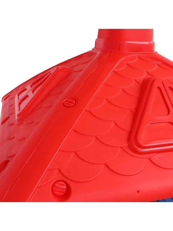 Игровой домик для улицы «Городской дом» с ограждением