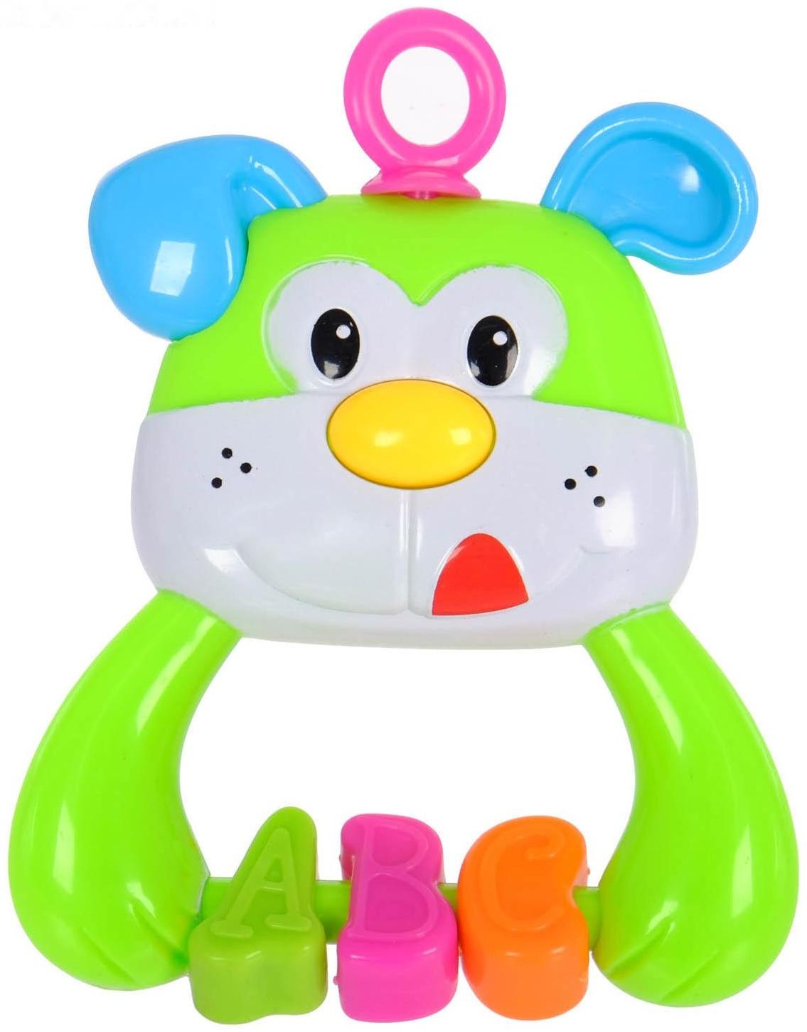 Погремушка «Собачка», цвета МИКС