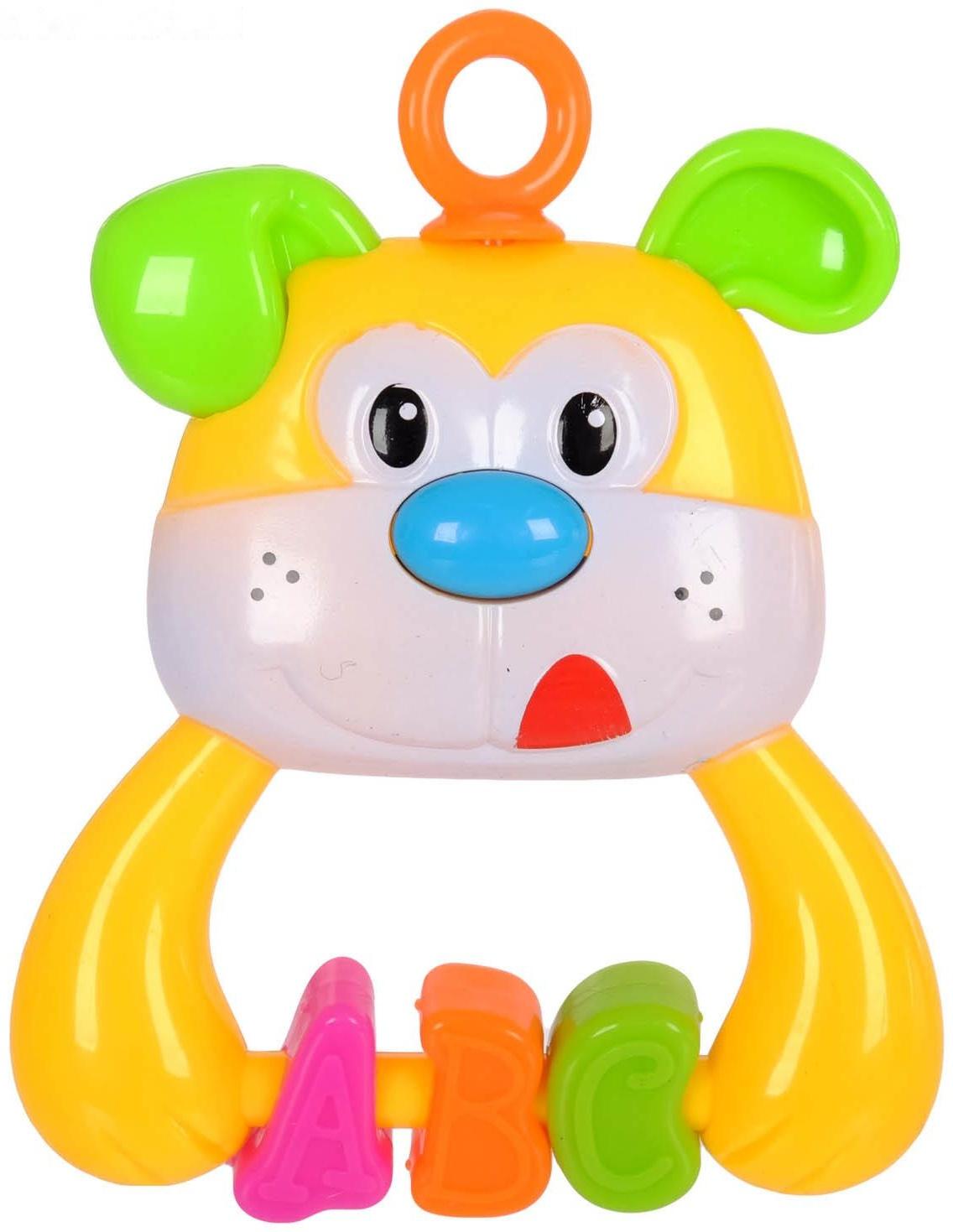 Погремушка «Собачка», цвета МИКС