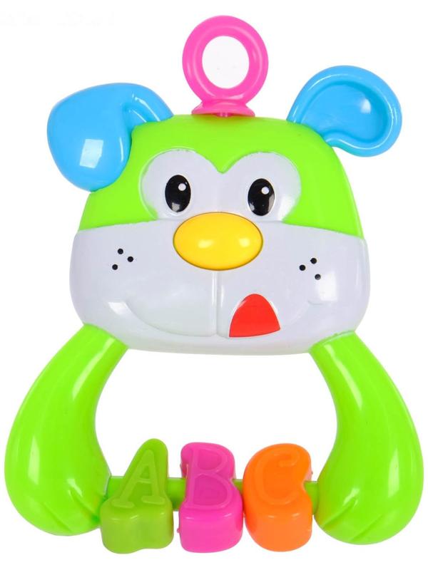 Погремушка «Собачка», цвета МИКС