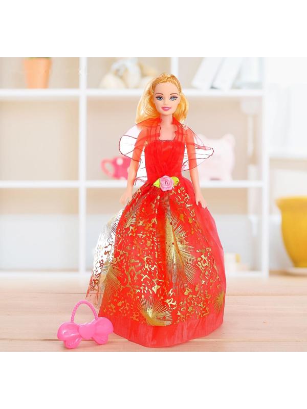 Кукла-модель «Милена» в пышном платье с аксессуарами, МИКС