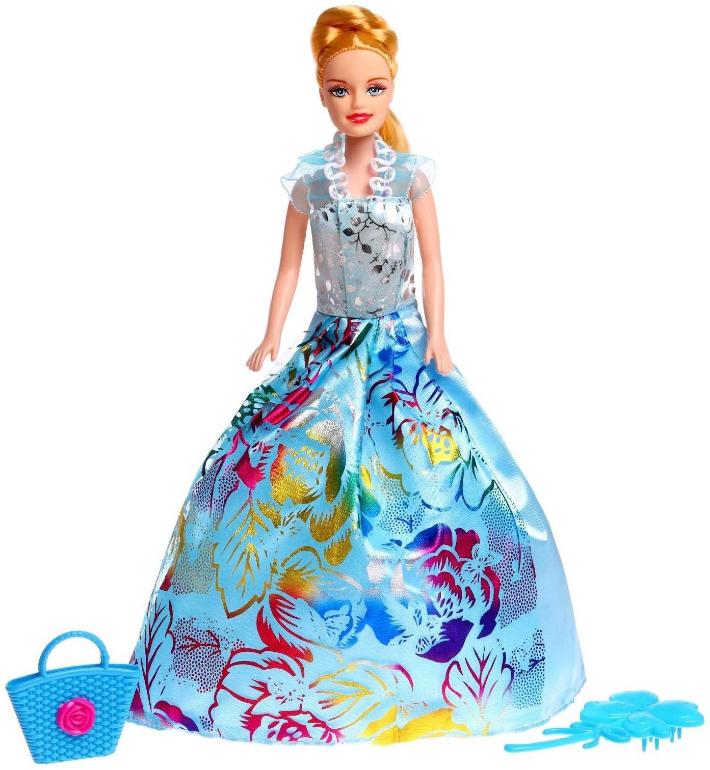 Кукла-модель «Яна» в платье с аксессуарами, МИКС