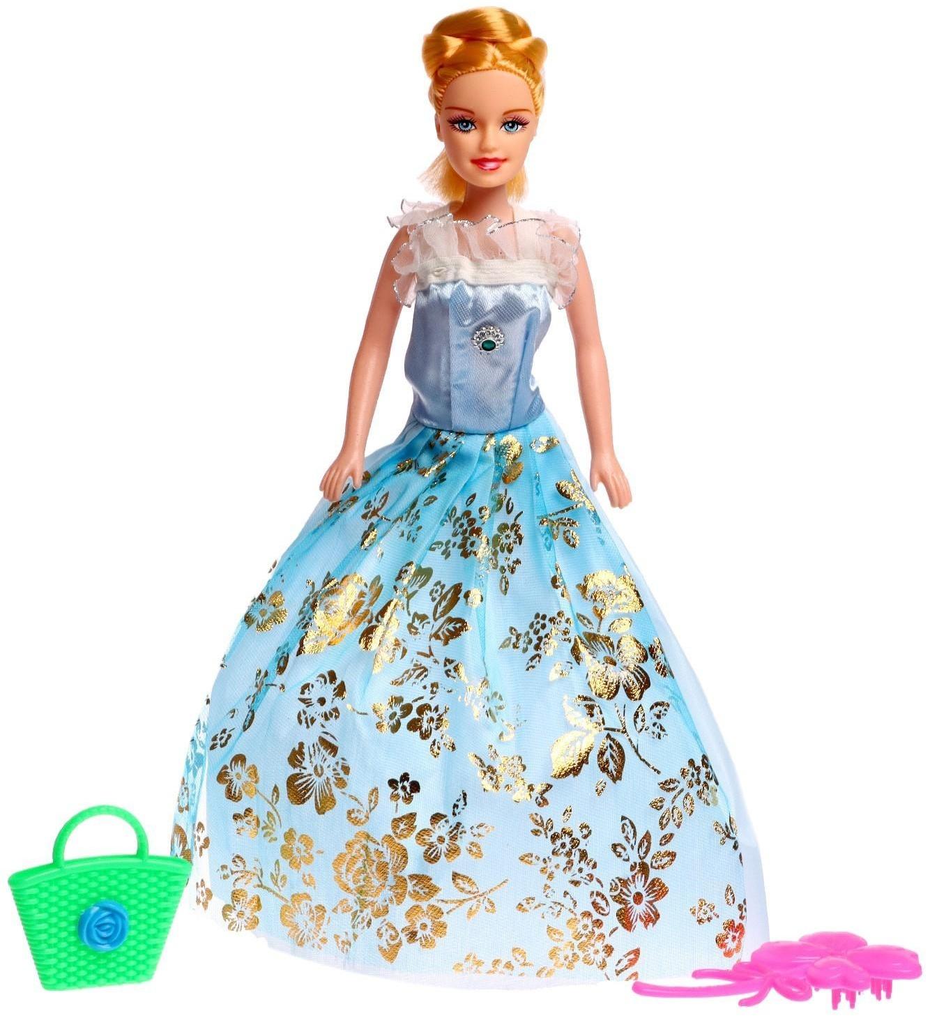 Кукла-модель «Яна» в платье с аксессуарами, МИКС