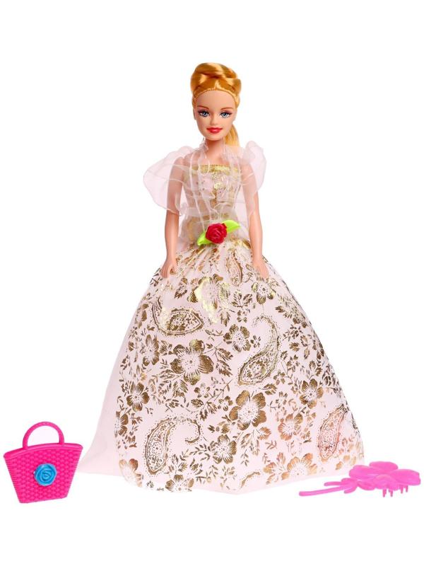 Кукла-модель «Яна» в платье с аксессуарами, МИКС