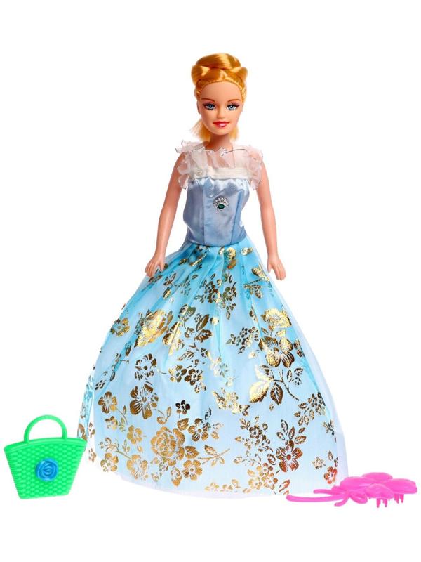 Кукла-модель «Яна» в платье с аксессуарами, МИКС