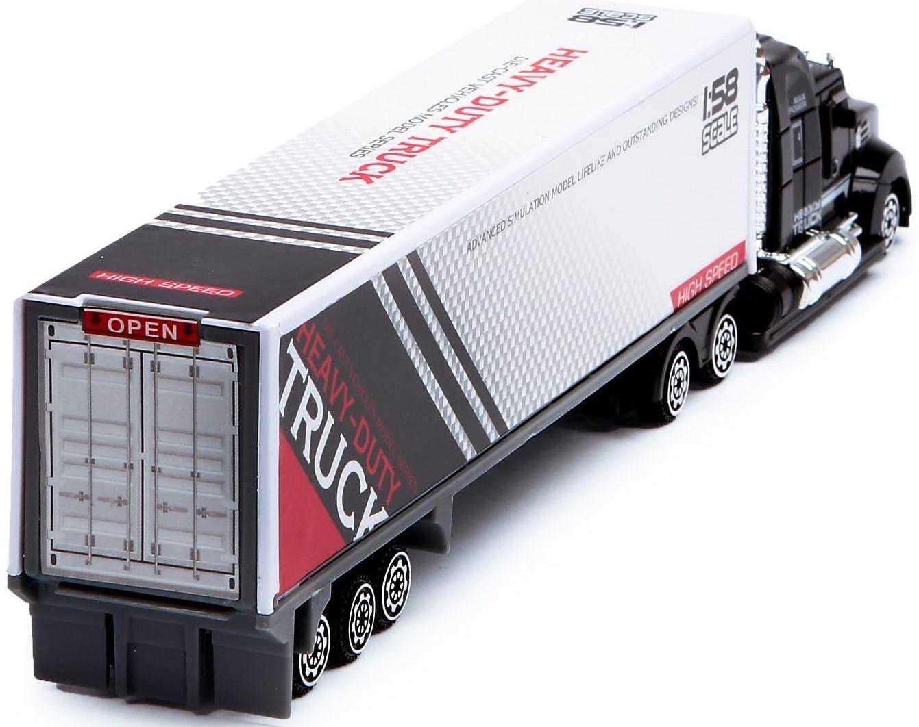 Грузовик металлический «Дальнобойщик», 1:58
